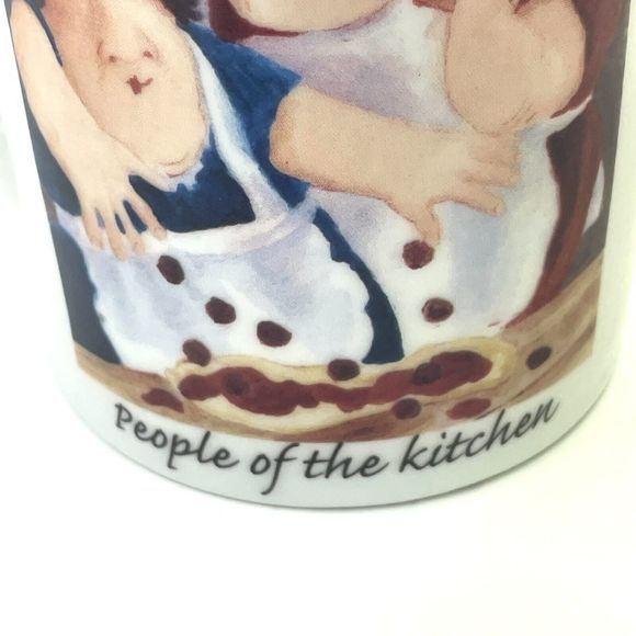 People Of The Kitchen By ERIKA ONER White Ceramic Coffee Tea Mug Cup Chef - Picture 4 of 6